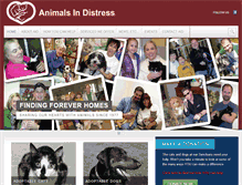 Tablet Screenshot of animalsindistresspa.org